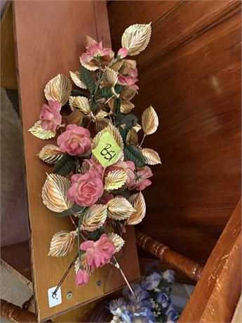 Metal Floral Decor