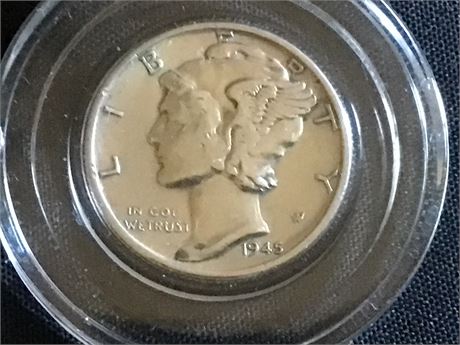 1945-S Mercury Dime