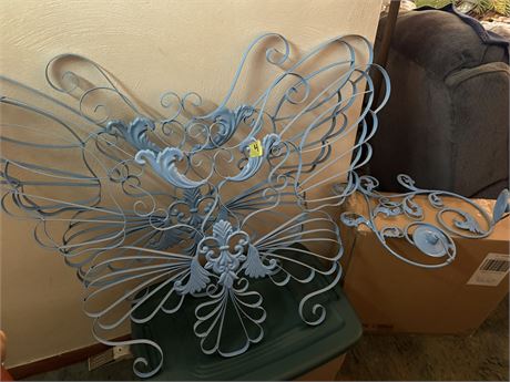 Metal Butterfly Wall Decor and Sconces