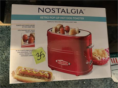 Retro Pop Hot Dog Toaster