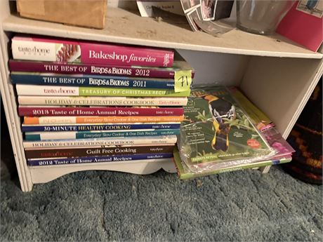 Book Lot, Recipes, Birds in Bloom