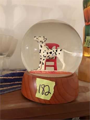 Dalmatian Snow Globe