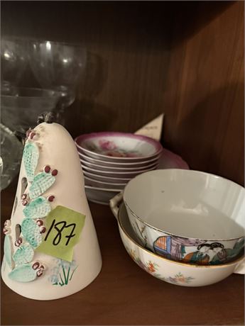 Bell, Plates, Serving Bowl