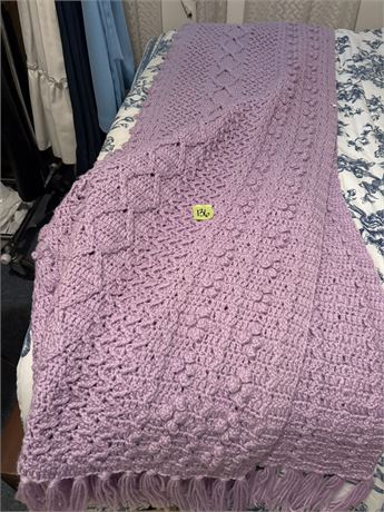 Handmade Blanket, Purple