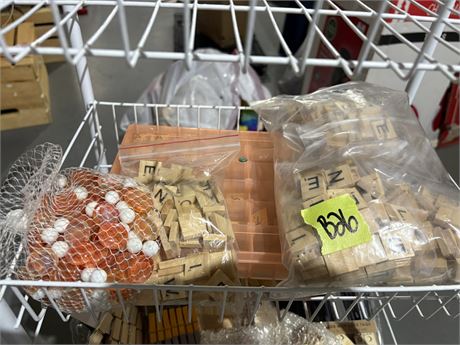 Crafting Supplies, Scrabble Letters