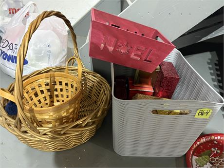 Christmas Boxes, Baskets