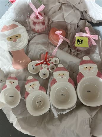 Snowman Measuring Cups and Spoons, Candles