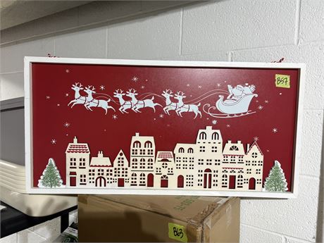 Large Santa Wall Decor