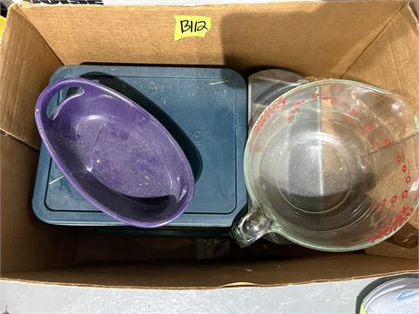 Pyrex Measuring Cup, Storage Containers