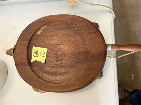 Vintage Cheese Tray (Glass Top Missing)