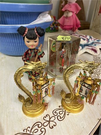 Asian Dragon Figurines, Decor
