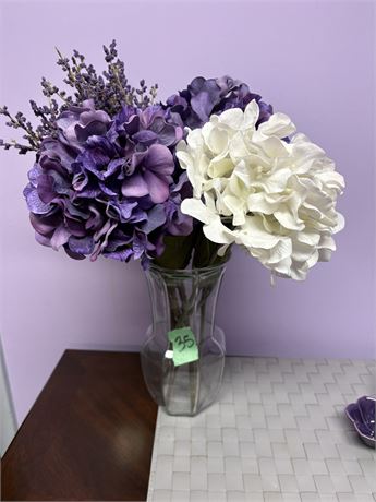 Floral Hydrangeas and Vase