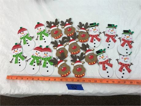 Homemade Christmas Magnets