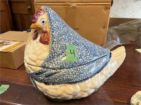 Vintage N.S. Gustin Chicken Soup Tureen