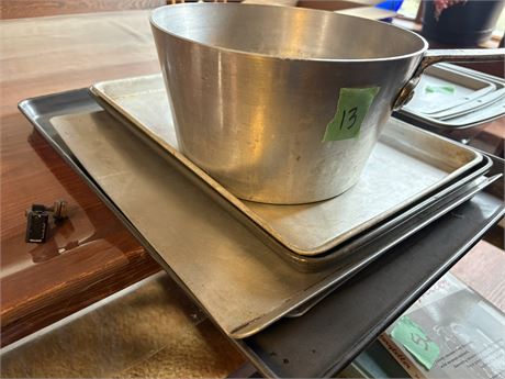 Cookie Sheets and Pans, Commercial Aluminum Cookware