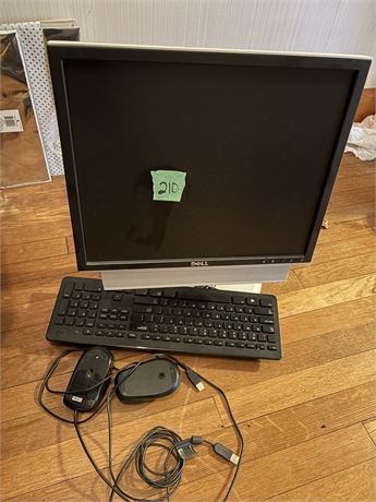 Monitor and Keyboard