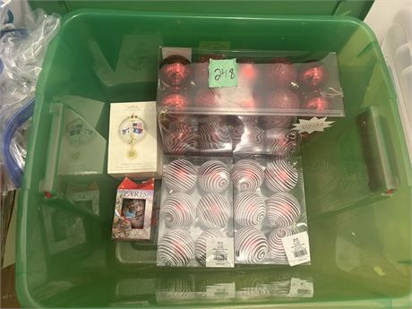 Tree Bulbs and Ornaments