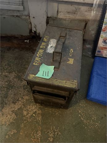 Vintage Military Ammunition Box