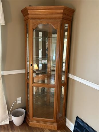 Lighted Curio Cabinet