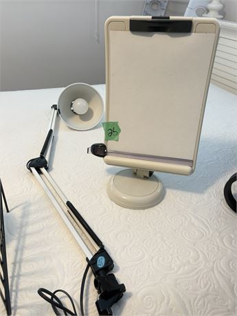 Lamp and Tabletop Board