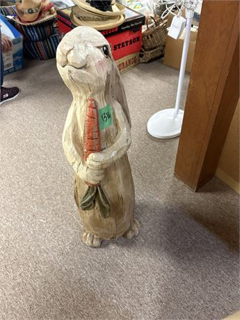 Resin Rabbit with Carrot