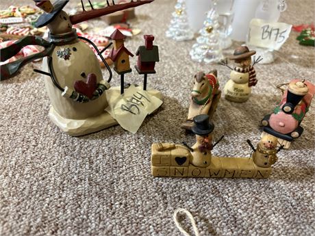 Christmas Decor, Snowmen