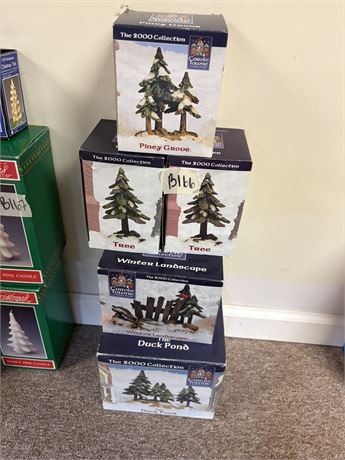 Christmas Village Trees