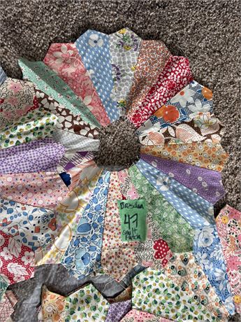 Vintage Dresden Plate Quilt Blocks