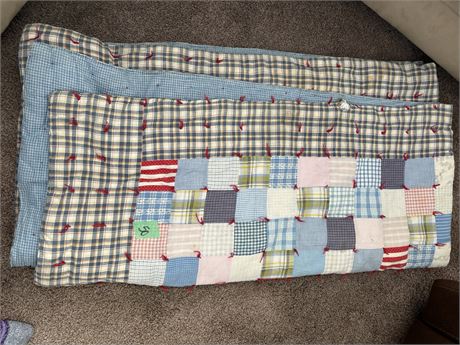 Vintage Handmade Quilt, Full Size