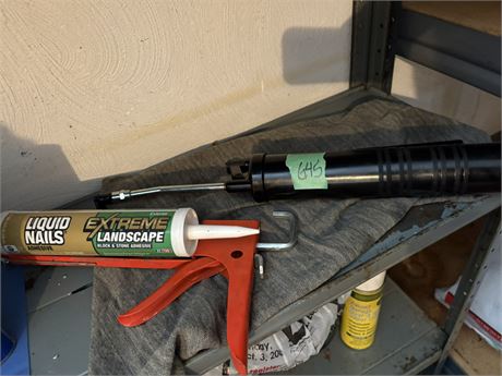 Caulking Guns, Liquid Nail