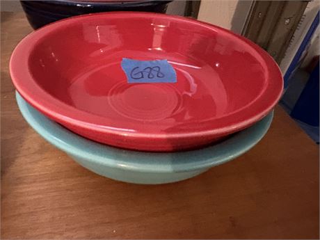 Homer Laughlin China Fiesta Saucer Bowls (20