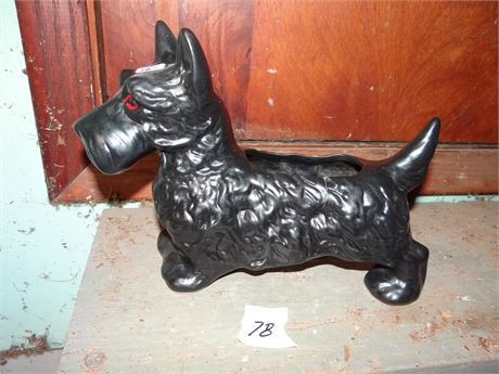 Scotty Dog Planter