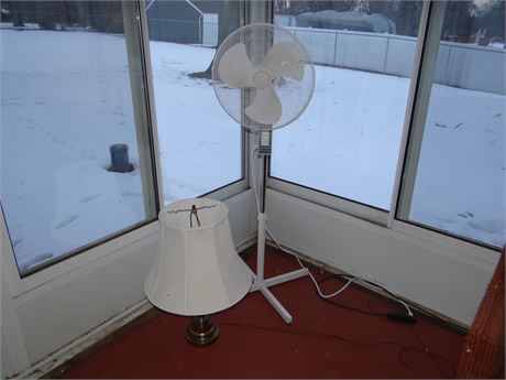 Fan and Lamp