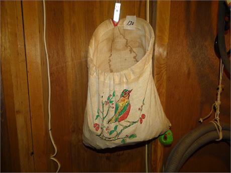 Vintage Cloth pin Holder Basement