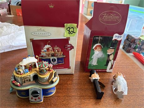 Halmark Keepsake Railroad Ornament, Heirloom PEZ