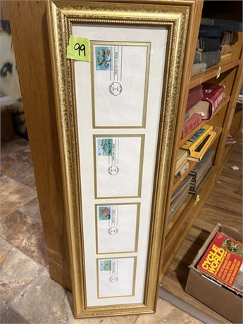 Collectible Framed First Day Issue Stamps
