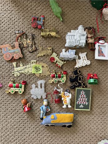 Train Ornaments