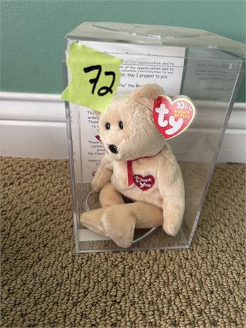 Beanie Baby "Thank You"