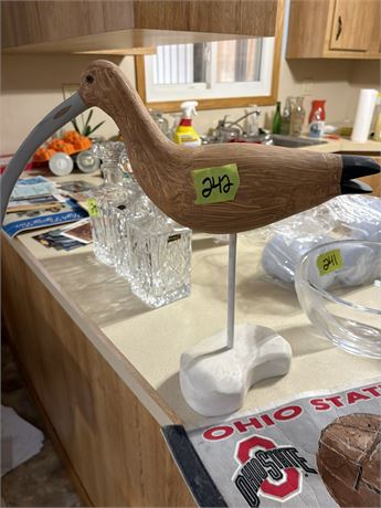 Wood Bird Decor