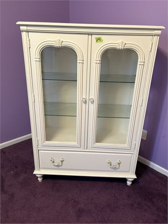 White Cabinet with Shelves