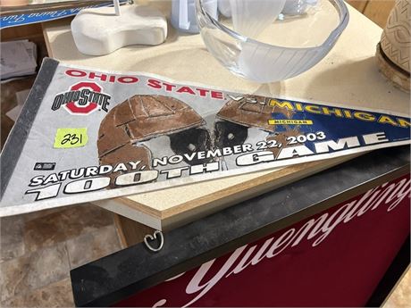 Ohio State Michigan Pennant