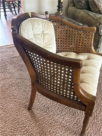 Vintage Barrel Back Chair (Matches Lot 2)