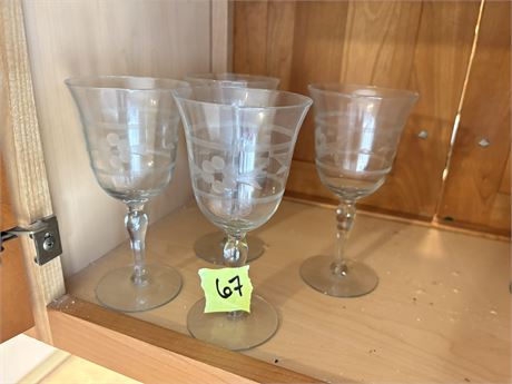 Etched Glassware