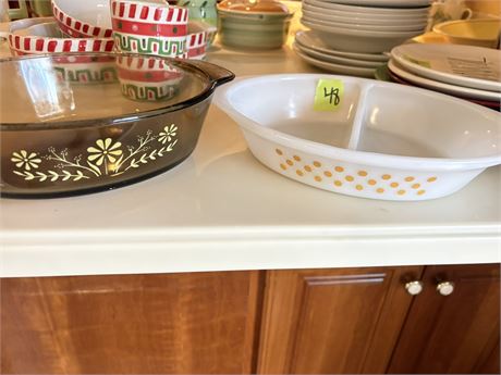 Glabake Divided Serving Dish and Casserole