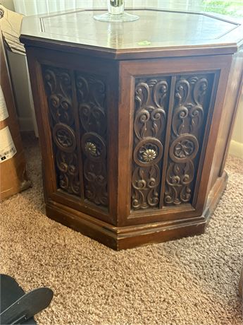 Vintage Octagon Side Table