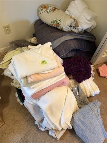 Bedding, Curtains, Towels