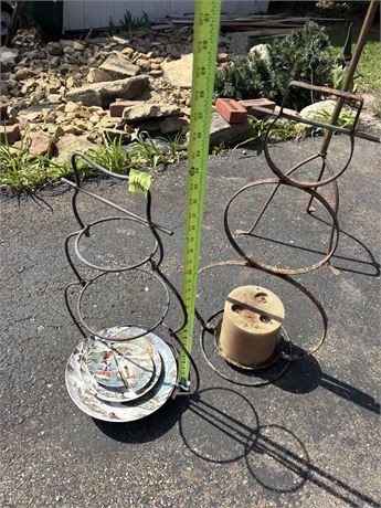 Metal Decor, Plate Rack, Snowman Candle