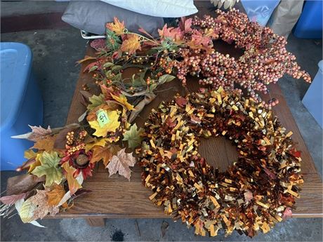 Fall Wreaths, Decor