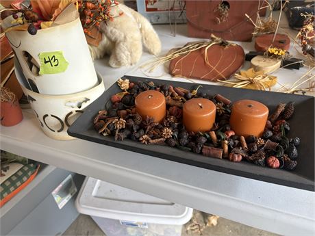 Fall Decor, Candles