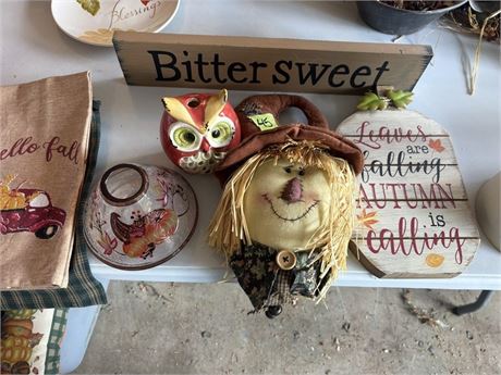 Fall Decor, Owl